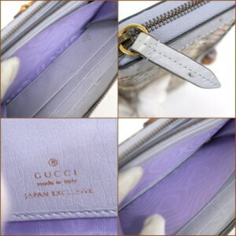 Gucci Continental Wallet Python Ostrich Leather B… - image 7